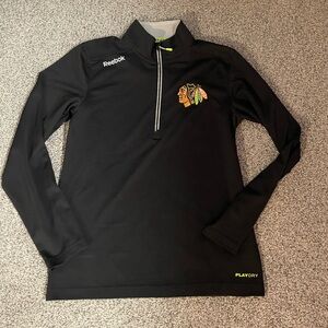 Women’s Reebok/NHL Chicago Blackhawks Quarter-Zip Pullover